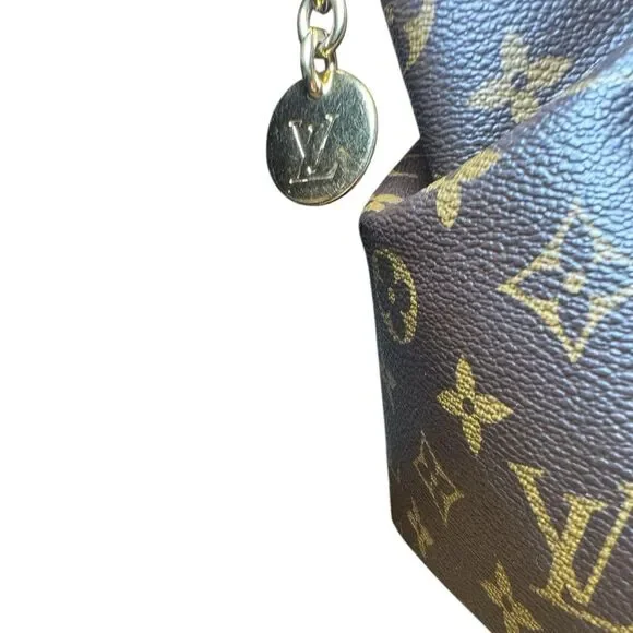 Louis Vuitton Brown LV Monogram Coated Canvas Tivoli PM Bag Auth - Picture 16 of 16